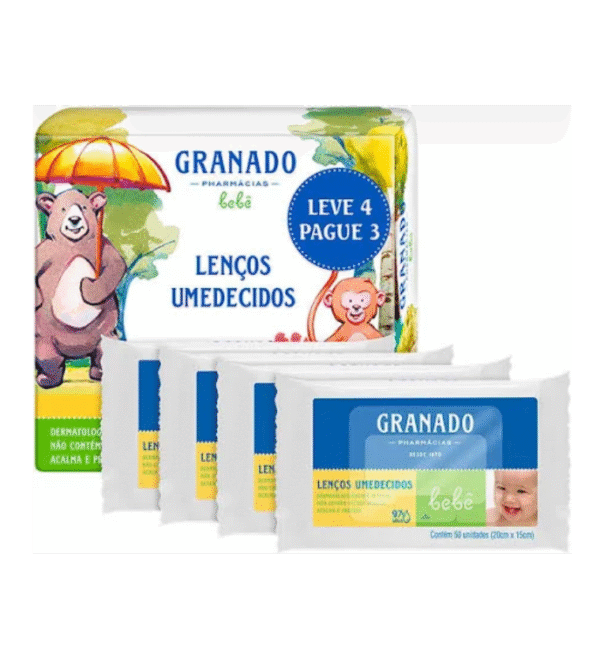 Kit lenço umedecido