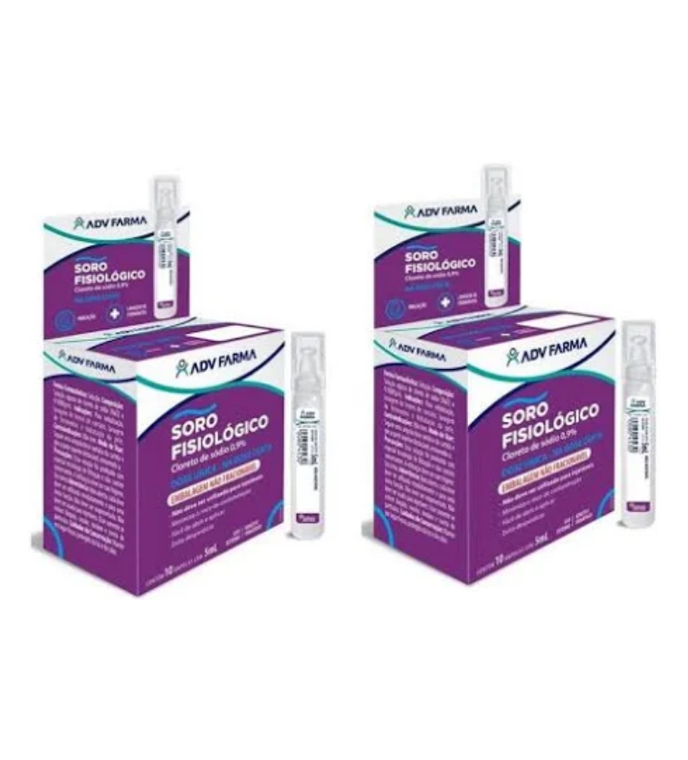 Kit soro fisiológico em ampola